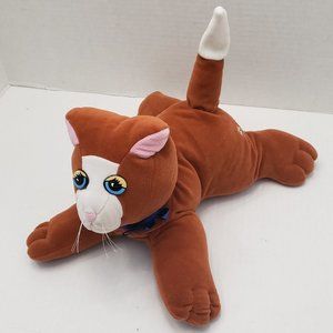 Vintage 1985 Tonka PP Pound Furries Plush Puppy Toy Cat 80s Made in USA Blue Eye